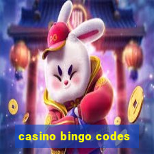 casino bingo codes