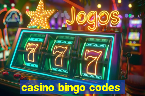 casino bingo codes