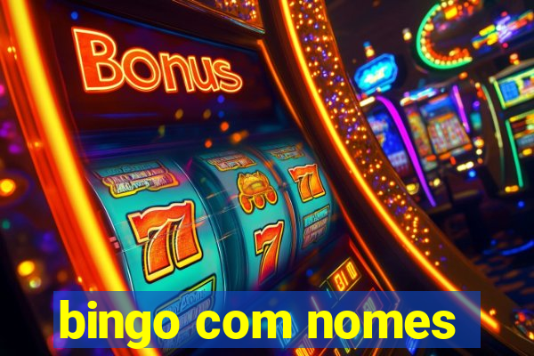 bingo com nomes