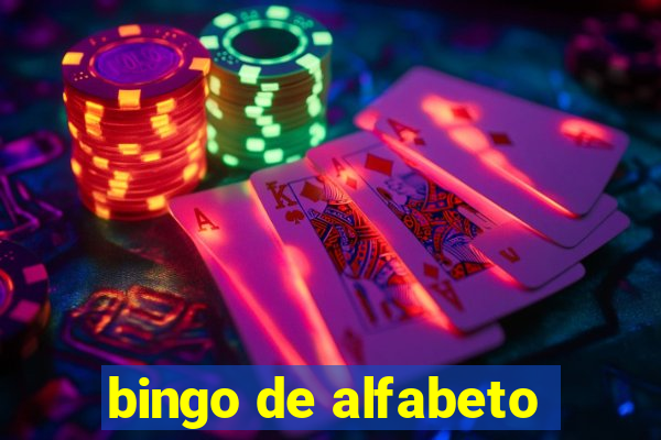 bingo de alfabeto