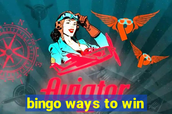 bingo ways to win