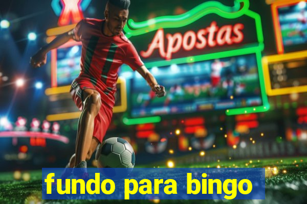 fundo para bingo