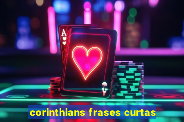 corinthians frases curtas