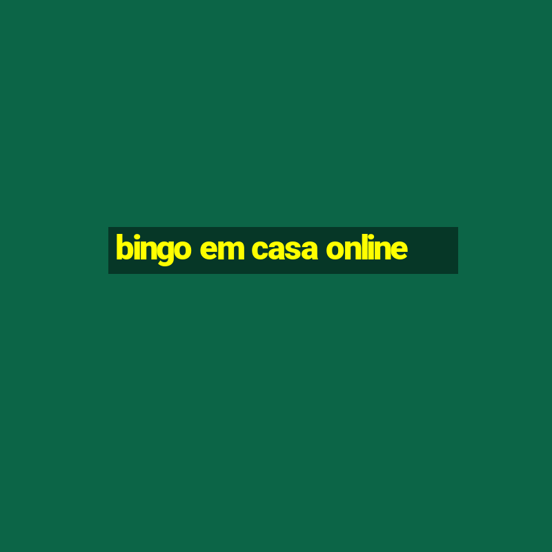 bingo em casa online