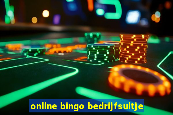 online bingo bedrijfsuitje