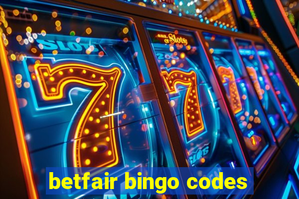 betfair bingo codes