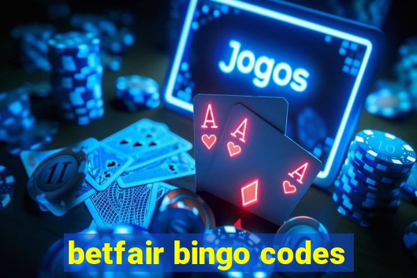 betfair bingo codes