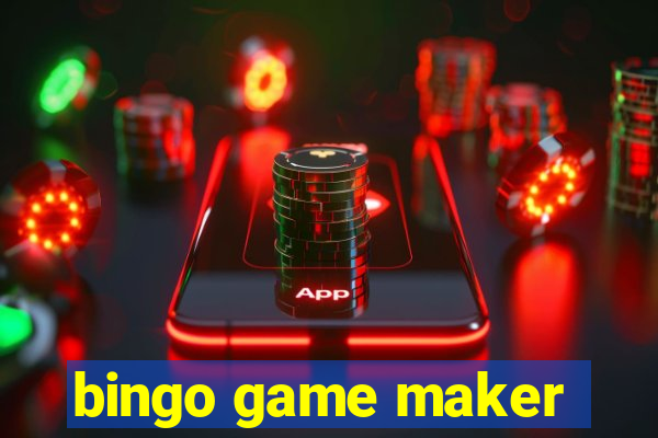 bingo game maker