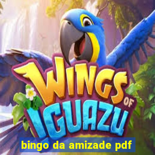 bingo da amizade pdf