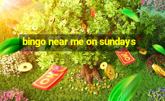 bingo near me on sundays