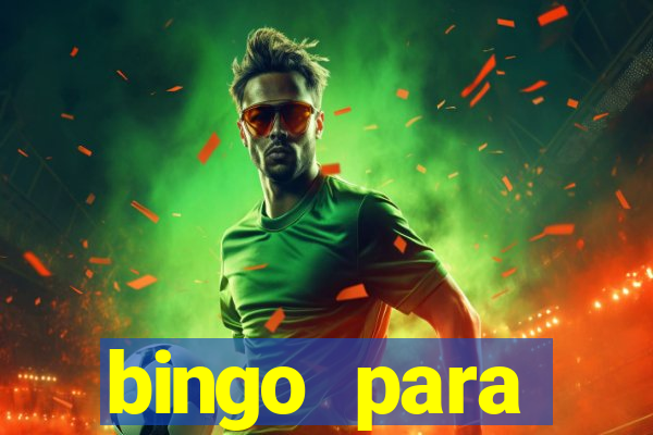 bingo para despedida de solteira para imprimir