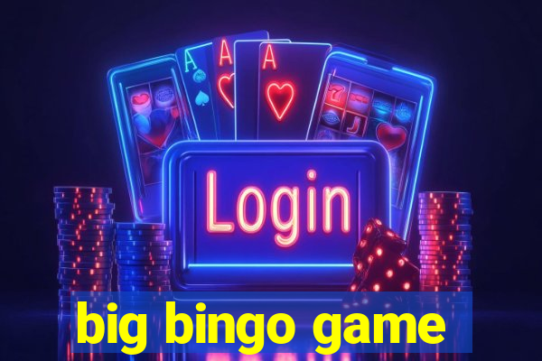 big bingo game