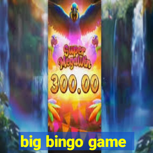 big bingo game