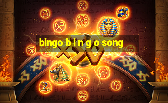 bingo b i n g o song