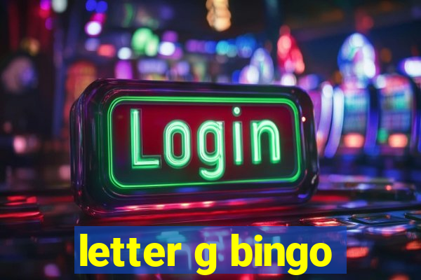 letter g bingo