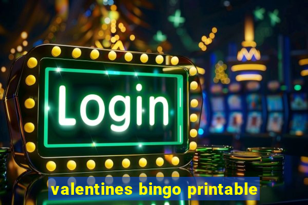 valentines bingo printable