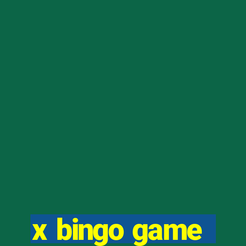 x bingo game