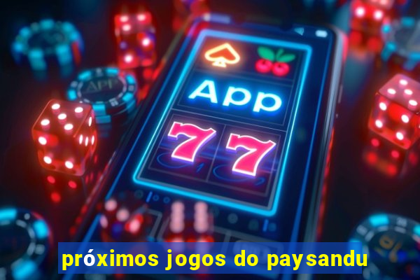 próximos jogos do paysandu