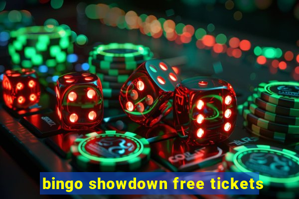 bingo showdown free tickets