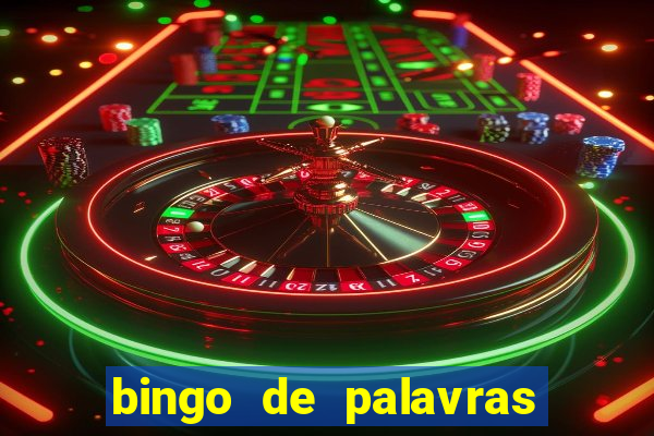 bingo de palavras cha de bebe