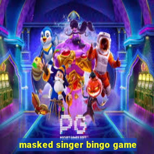 masked singer bingo game