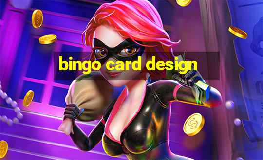 bingo card design