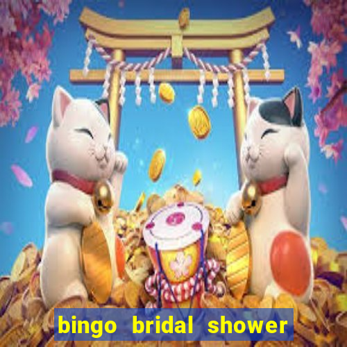 bingo bridal shower games free printables