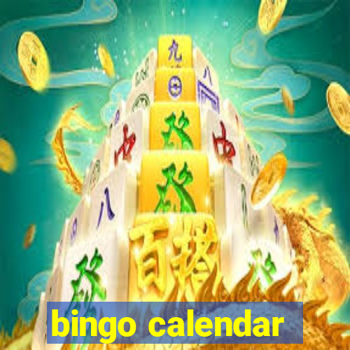 bingo calendar