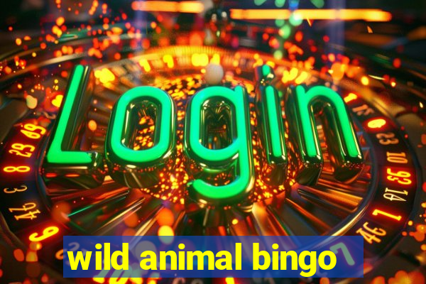 wild animal bingo