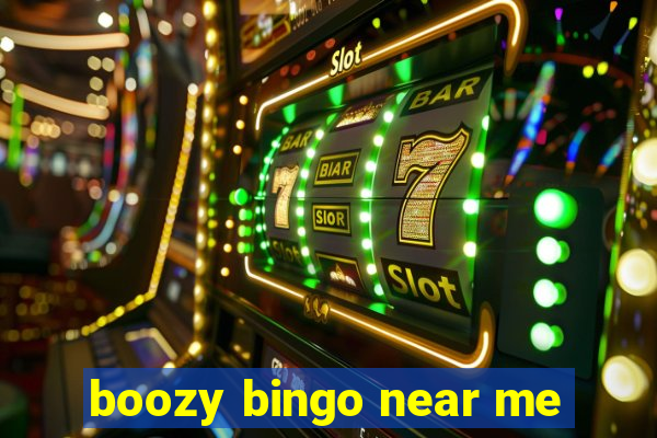 boozy bingo near me