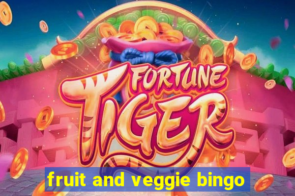 fruit and veggie bingo