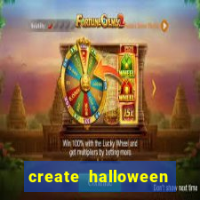 create halloween bingo card