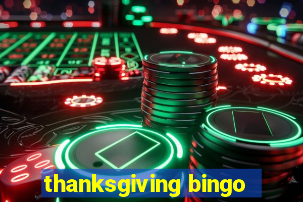 thanksgiving bingo