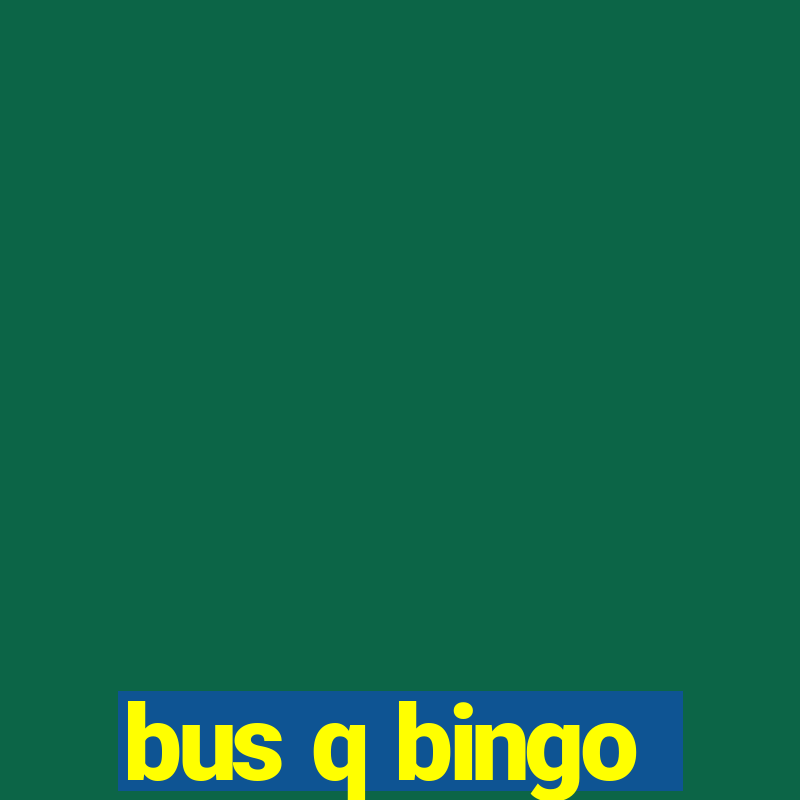 bus q bingo