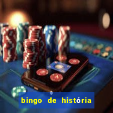 bingo de história 6 ano