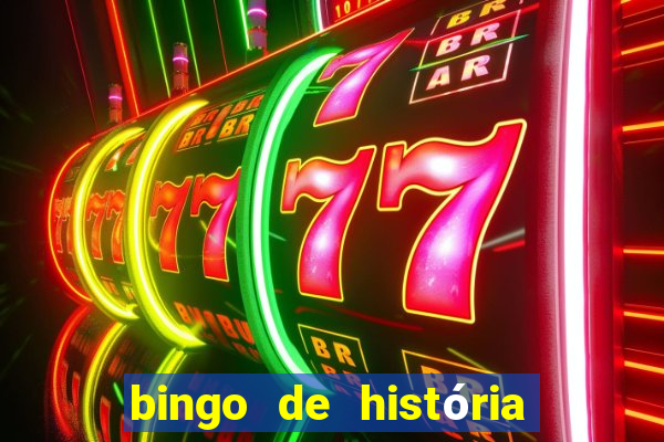 bingo de história 6 ano