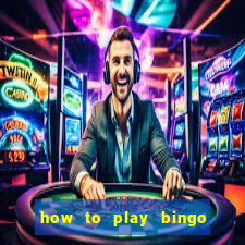 how to play bingo for money