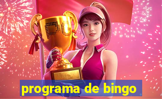 programa de bingo