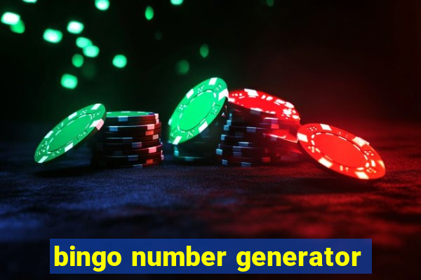 bingo number generator