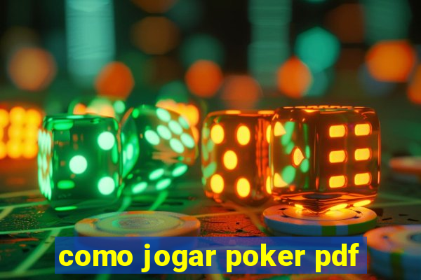 como jogar poker pdf