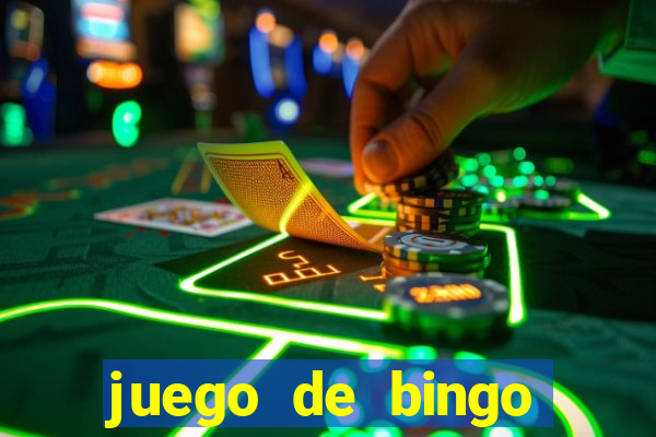 juego de bingo para ganar dinero