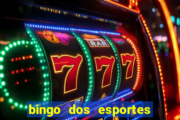 bingo dos esportes para imprimir