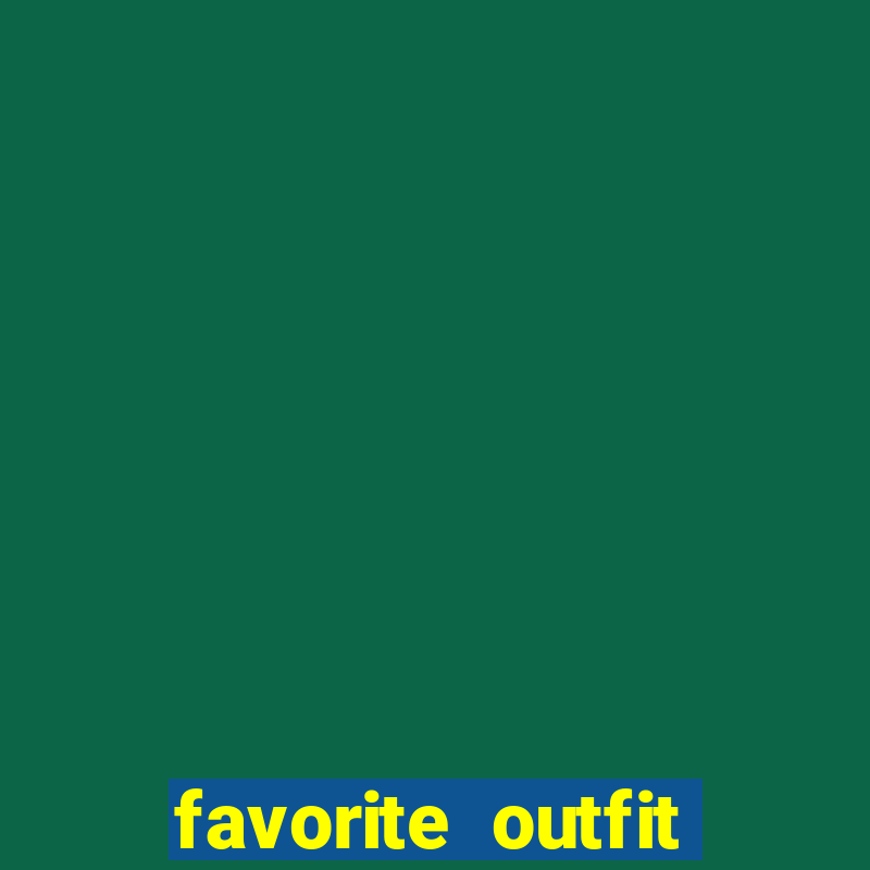 favorite outfit kink bingo