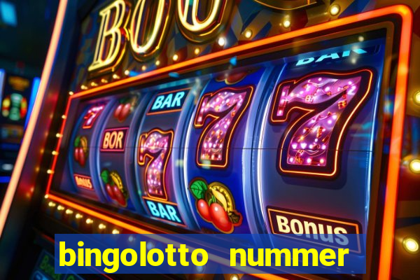 bingolotto nummer ettans bingo