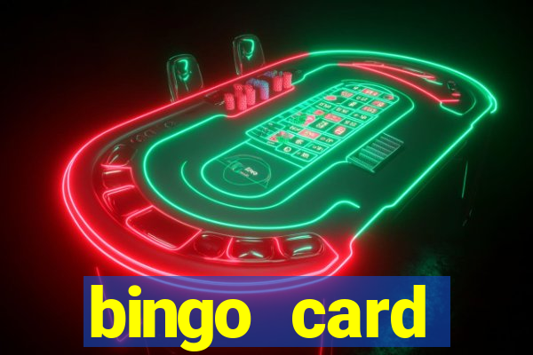 bingo card generator with pictures