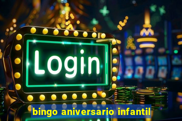 bingo aniversario infantil