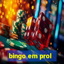 bingo em prol