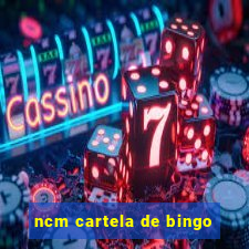 ncm cartela de bingo