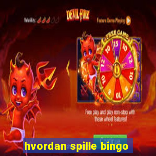 hvordan spille bingo