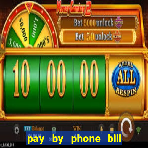 pay by phone bill bingo uk